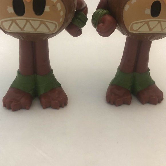2 6" Kakamora Pirate Coconut Warrior Figure Maraca Music Instrument Disney Moana - Picture 11 of 12